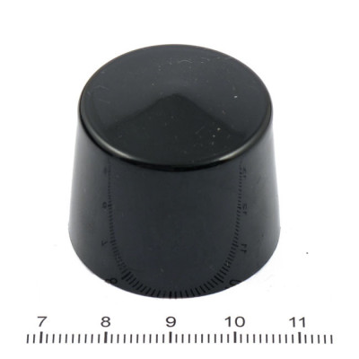 Smoothtopps push-on bolt covers 1" hex bolts/nuts. Black