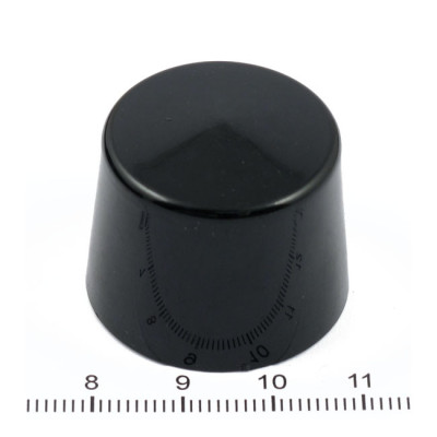 Smoothtopps push-on bolt covers 15/16" hex bolts/nuts. Black