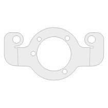 Air cleaner adapter bracket. Chrome