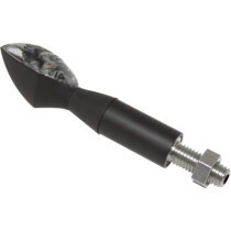 Extensions de clignotants Highsider - Diamètre 14mm - Longeur 27mm - Filetage M8 - Noir