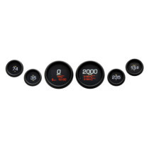  MLX-8600 Dresser and Bagger Direct Plug-In 6 Gauge Kit Black Bezel 
