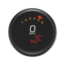 3 3/8" MLX-3000 Series Speedometer/Tachometer Scale: 250 mph  250 km/h  Scale Color: black 