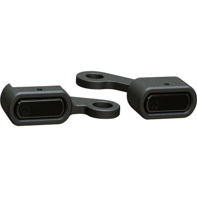  Stripe LED Blinker Black Powder Coated Light Smoke LED 