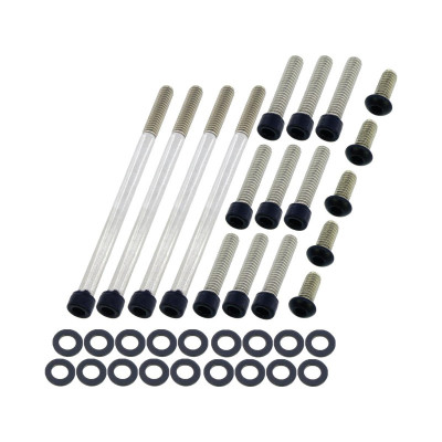 Primary Cover Screw Kit For Softail Satin Black Powder Coated