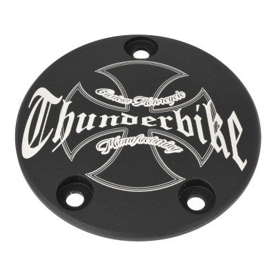Thunderbike Point Cover 3-hole, with Thunderbike Logo Black