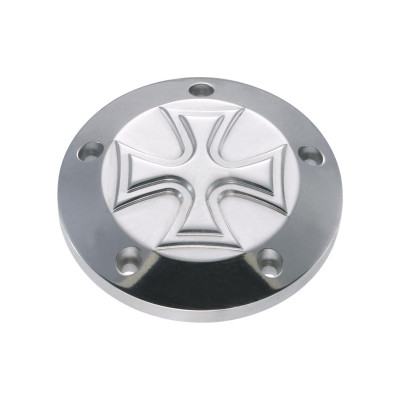  Point Cover Iron Cross, 5-hole Polished 