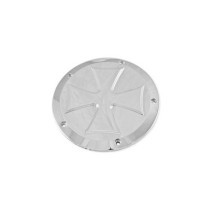  Iron Cross Derby Cover 3-hole Aluminium Polished 