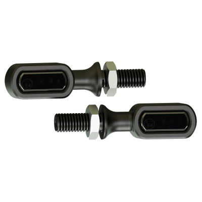  Stripe LED Turn Signal/Taillight/Brake Light Black Smoke LED 