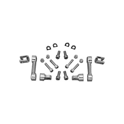  Adjustable Footpeg Mounting Kit for Models with Forward Controls Chrome 
