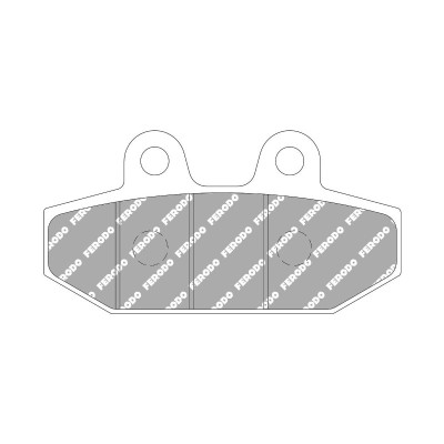  Organic Replacement Brake Pads Organic Rear 