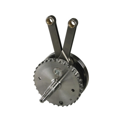  Crankshaft Flywheel Assembly for Twin Cam A Engines 4.00 stock stroke, 3.750 bore 88 cui, 10 spline shaft 1450 ccm (88 cui) 