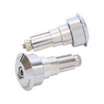  Bar End Weights Dot Chrome Aluminium 