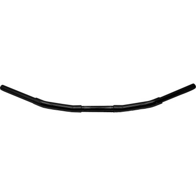  1 1/4" Fat Flyer Bar Handlebar with 1" Clamp Diameter Dimpled 3-Hole Black Powder Coated 1 1/4" Throttle Cables 