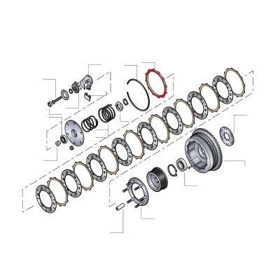 Clutch Drive Plate for Sportster 3/16"thick/ 7/11mm wide/ 1 sided