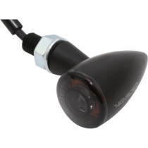  Apollo Bullet LED Turn Signal Black Anodized Smoke LED 
