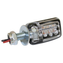  Picco LED Turn Signal Black Clear LED 
