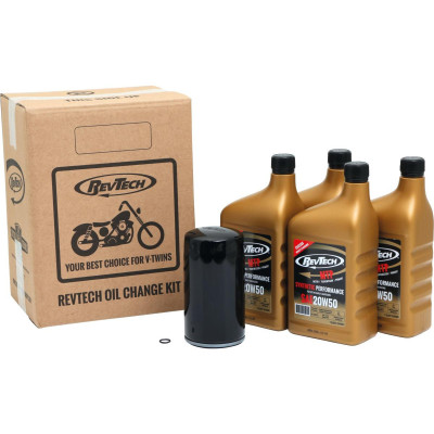  Synthetic Performance MTP 4 Qt SAE20W50 Oil Change Kit Extra Long Black Oil Filter 