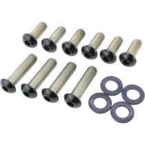  Fender Strut Screw Kits Supplied are 10 screws and 4 washers Gloss Black Powder Coated 