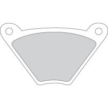  Organic Replacement Brake Pads Organic Rear 
