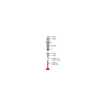  INT.VLV.EVO-1.940"DIA. Intake Valve for Evo 
