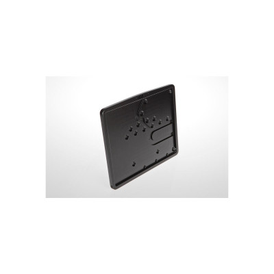 Inside License Plate Base Plate German Size 200x180mm Black Satin