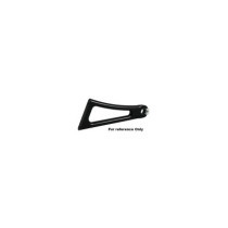  Axle Mount Side Mount License Plate Bracket For 1" Axles Black 