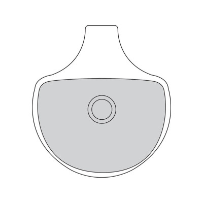  Organic Replacement Brake Pads Organic Front 