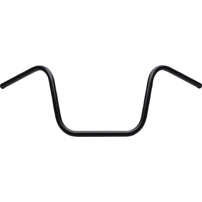  12 Ape Hanger Handlebar Black Powder Coated 1" 