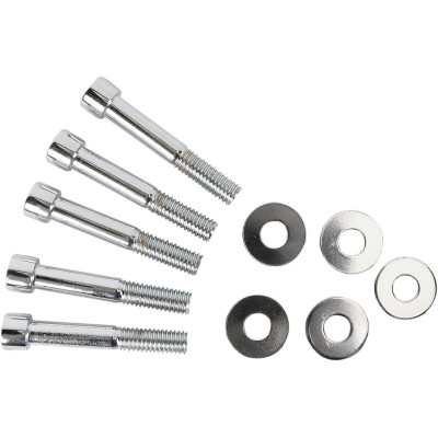 SPROCKET FASTENING KIT SMOOTH STEEL CUSTOM REPLACEMENT CHROME NATURAL
