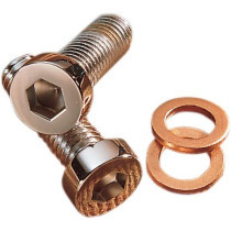 Vis de tube plongeur d'amortisseur de fourche - Harley Davidson Dyna, Shovelhead, Softail, Sportster, Touring, Trike