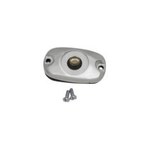  Smooth Master Cylinder Cover With sight glass Chrome 