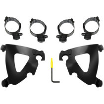 Kit de fixations détachable Memphis Shades Road Warrior - Harley Davidson Softail Sport Glide et Low Rider S depuis 2018 - Noir