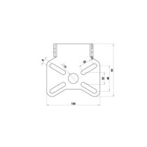 Zieger, under fender license plate bracket kit. Pro8