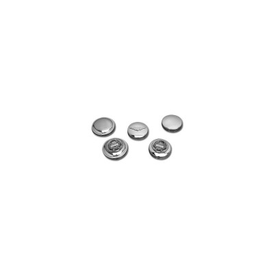 OEM-Style Chrome Gas Caps Left side cap only (Non-vented) Chrome
