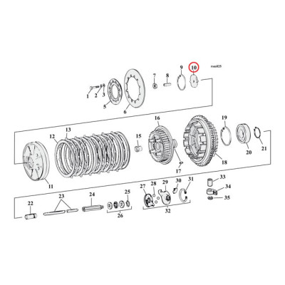 CLUTCH ADJ.PLATE, 7/16 THREAD