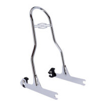 Sissy bar kit 17.50" upright chrome 