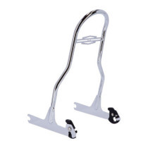 Sissy bar kit 17.50" upright chrome 