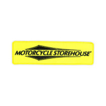 Motorcycle Storehouse, logo patch. Yellow