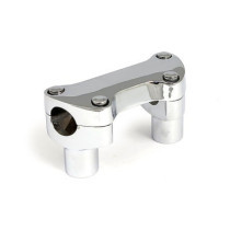 Kit Risers et Pontet - Diamètre 1" - Hauteur 2" - Harley Davidson - Chromé