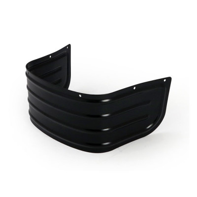 Jupe de Garde Boue Avant Ribbed - Harley Davidson Shovelhead, Touring, Softail Heritage - Noir