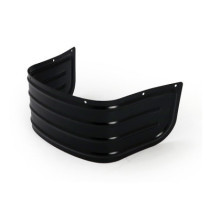 Jupe de Garde Boue Avant Ribbed - Harley Davidson Shovelhead, Touring, Softail Heritage - Noir