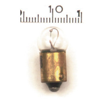 Light bulb indicator 12V/3W. Clear glass
