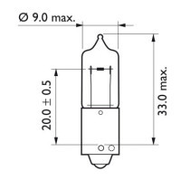Philips light bulb H6W