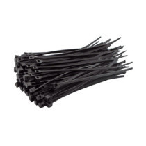 MCS, cable straps. 4" (10cm). Black