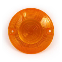 Replacement turn signal lens. Flat lens. Amber