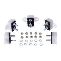 Circuit breaker, automatic. Dual mount, plastic. 15A