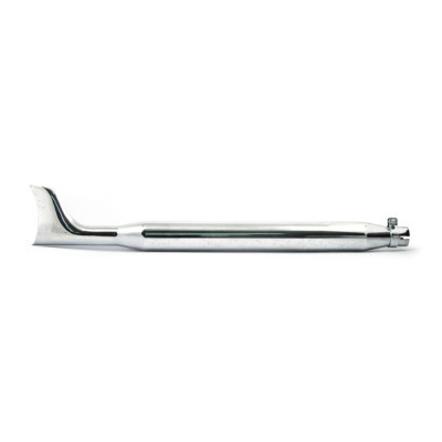 Fishtail universal muffler 36" long chrome