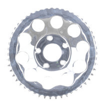 REAR SPROCKET, CHROME. 51T