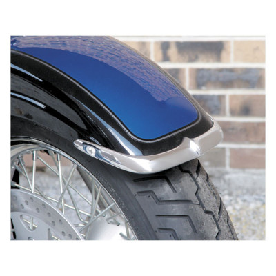 NC cast front fender tip set chrome