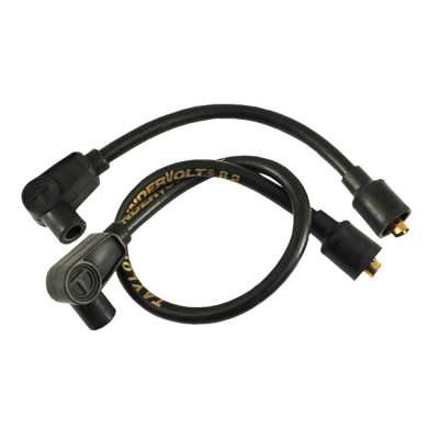 Fils de bougies Taylor Thundervolt - 8,2 mm - Harley Davidson Touring carbu de 1999 à 2006, Sportster à partir de 2007 - Noir